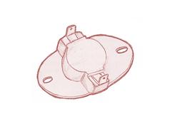 A typical snap disc thermostat